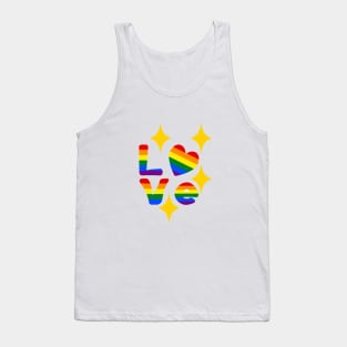 Rainbow love Tank Top